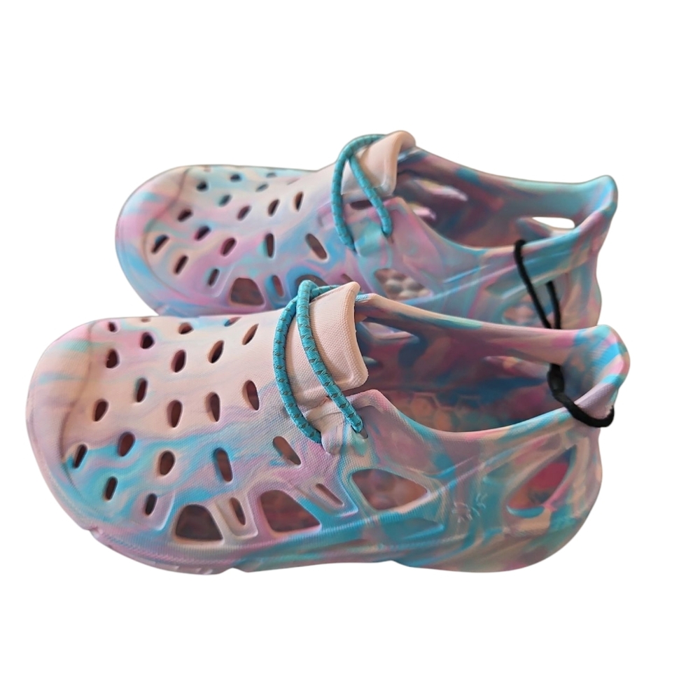 Joybees Size‎ 10 New Girl's Kids Colorful Slip-On Water Shoes